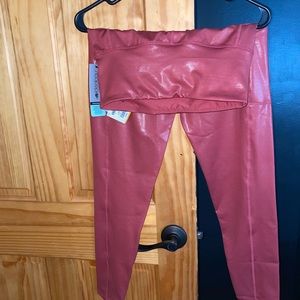 NWT shine leggings